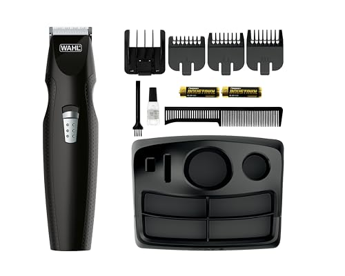 Wahl Mustache & Beard Bezprzewodowy Trymer z Regulowaną Nasadką 6 w 1