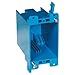 CARLON 1-Gang Blue Plastic Interior Old Work Standard Rectangular Wall Electrical Box