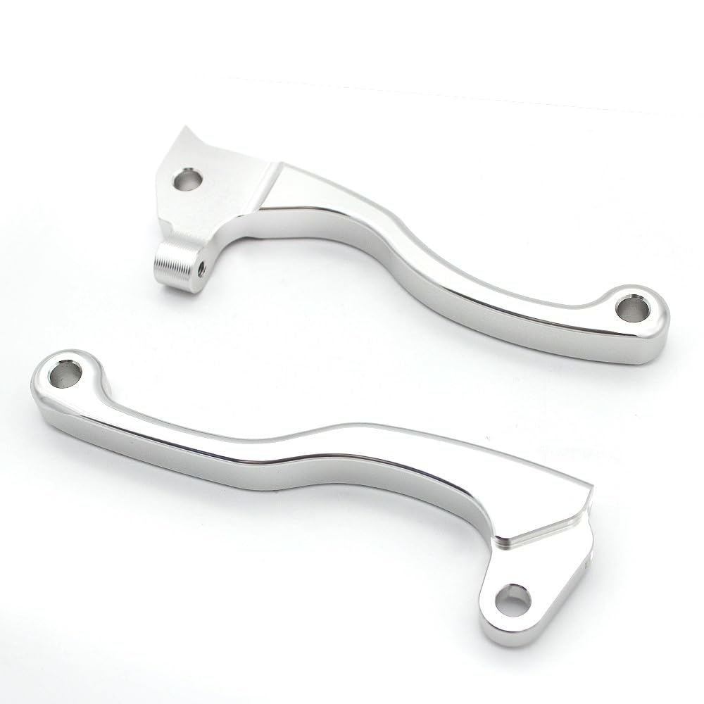 Zhannuobhd Silver Brake Clutch Lever For Tw For Wr125 200 For Dt125 For Dt200 For Dt50 For Xt600 For Ybr125 For Xtz125 For Xt For Tt 250 Cnc Brake Clutch Lever Motorcycle Parts(Silver)