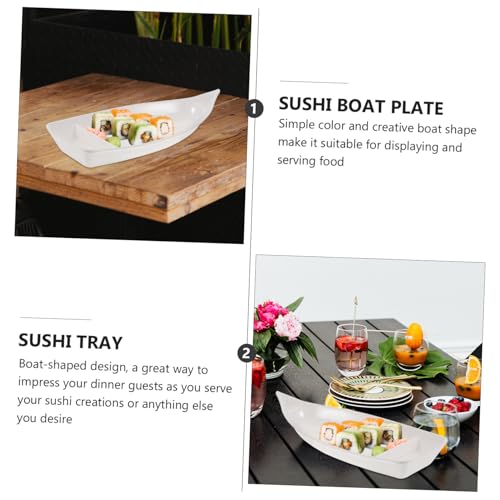 Bandeja Sushi Boat Pequeña de Melamina Estilo Japonés miniatura 3