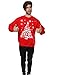 Star Wars Hombre Christmas Tree Camisa de Entrenamiento X-Large Rojo