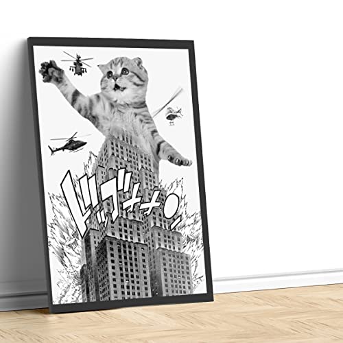 Affiche poster chaton surréalisme impression haute définition - 4