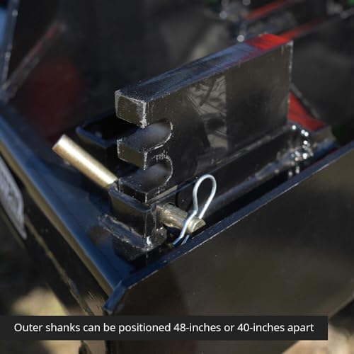Titan Attachments 3 Shank Subsoiler Ground Ripper Fits Category 1 and 2, 3 Point Quick Hitch Compatible - Thumbnail 6