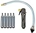 Gallo Drain Gun- With 5 Unthreaded CO2 Cartridges for A/C Condensate Line - Air Conditioner Cleaner Blaster Opener Kit with Five Cartridge Clears HVAC Clogs