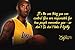 Kobe Bryant Poster Quote Black History Month Posters Los Angeles Lakers Quotes Basketball Sports Decor Coaching Wall Art Growth Mindset Teacher Educational Teaching Quotes Elementary P064