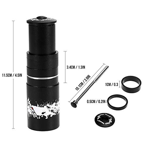 Bicicleta Stem Riser, Andoer Extensor de haste de garfo de liga de alumínio para extensão de haste d