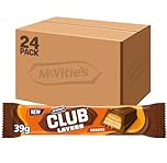 McVitie's Chocolate Club Layers, Orange Flavour Biscuit Bar, 39 g (Pack of 24)