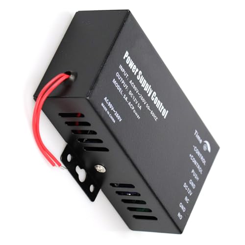 XINYIN Interruptores Control Acceso A Puerta AC90~260V Interruptores Suministro Alimentación Reemplazo para Control Acceso Bloqueo Eléctrico