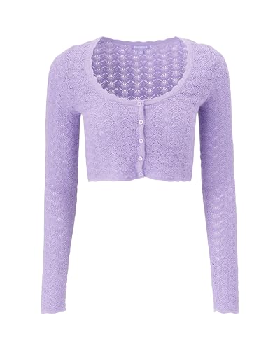 Image of Florence by Mills Women's Le Pointelle Crop Cardi Top