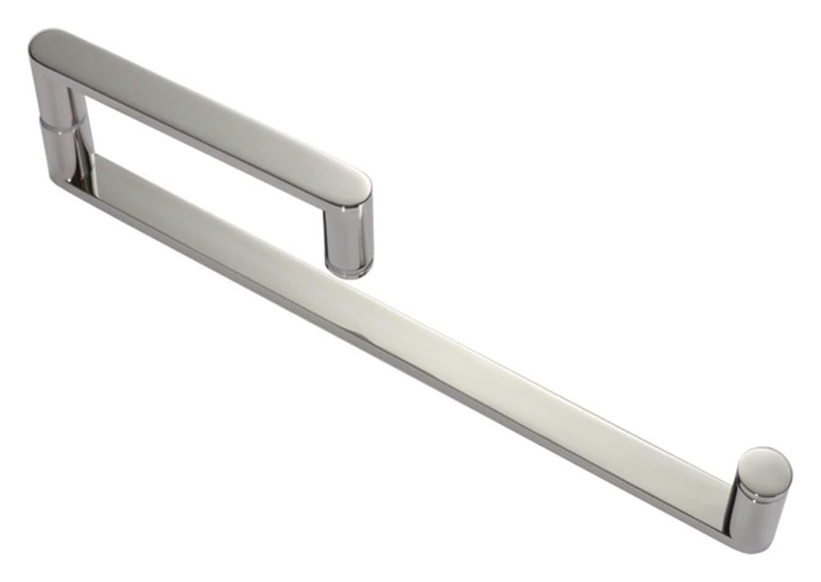 Manija de puerta corrediza de ducha con acabado pulido, barra de apoyo for puerta de vidrio de baño for el hogar, manijas de empuje y tracción for mamparas de ducha (tamaño: 185 mm a 385 mm)(225mm-425
