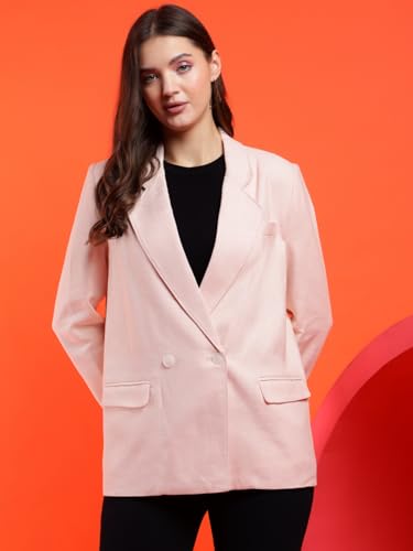 Image of KOTTY Womens Cotton Blend Standard Length Elegant Style Coat - Classic Style with Modern Detailing