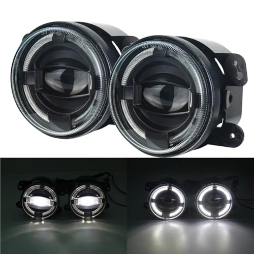 Ensemble antibrouillard avant Jeep Wrangler compatible modèles 2007 à 2018