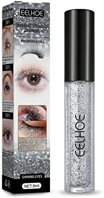 Glitter Mascara Shiny Diamond Mascara Lashes Mascara Waterproof Shimmer Colored Mascara Charming Longlasting Thickening Lengthening for Wedding Stage Party Sparkling Eyes Makeup (1 pc)