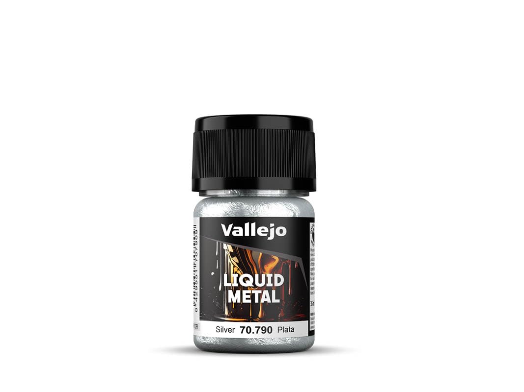 Vallejo Liquid Gold 70790 Silver (Alcohol Based) (35ml)