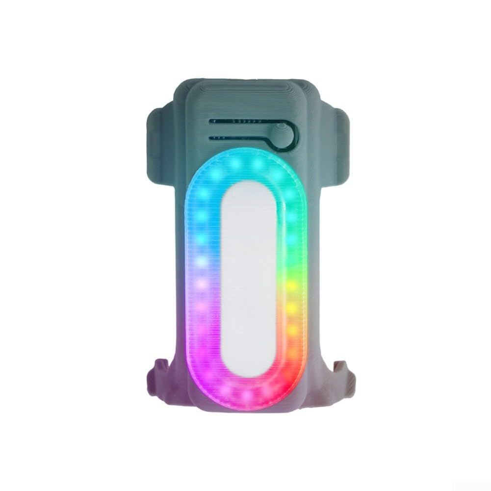 MKTOLHU Colorful Searchlight for DJI Neo 2 Compact ABS LED Light Multi Color Modes Night Aerial Photography Lightweight Gray 7 x 4.6 x 3.1 cm Easy Installation