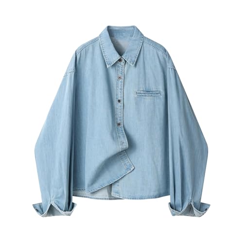 Veste femme manches longues finissez-en avec le froid du printemps en denim