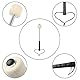 Bass Drum Mallet, langlebig Wollfilz Kopf Metal Drumstick Mallet Percussion Zubehör