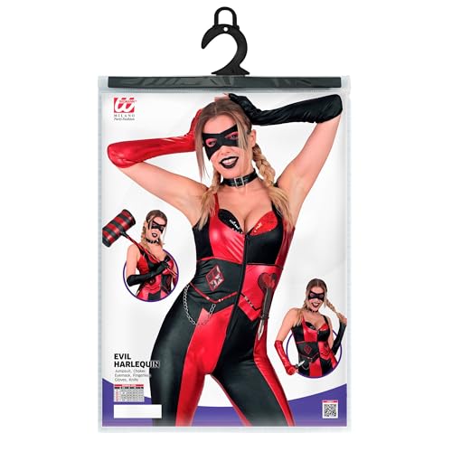 Costume Evil Harlequin WIDMANN MILANO combinaison clown d'horreur - 5