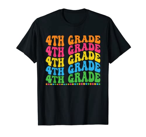 4th Grade Back to School Teacher Men Women Kids Fourth Grade Camiseta