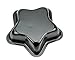 3 Pack Mini Nonstick Pie Pans Mould Makers Baking Tin for Tarts,Tartlets,Cupcakes,Pies,Cheesecakes,Bread (Star)
