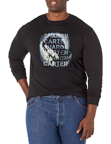 T-Shirt Marvel Carter Noir idéal pour une soirée cinéma ou un look urbain en XXL