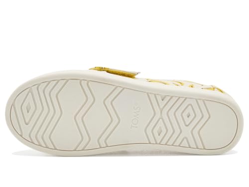 Image of TOMS, Girls, Alpargata (Little Kid /Big Kid), Yellow, 5 Medium, Big Kid