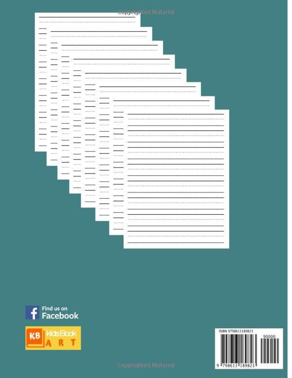 Handwriting Practice Notebook For Kids: Practice for preschooler and schooler (200 Pages, 8.5 x 11) - Image 2