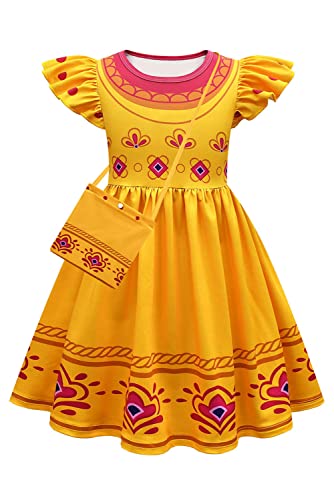 Seaehey Disfraz de Mira, disfraz de princesa Detective de Mira, disfraz de detective real, disfraz de espía, disfraz de Halloween, carnaval, traje de dibujos animados, amarillo, S Cover