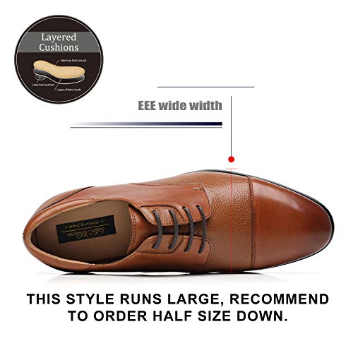 Men's Oxfords Classic Modern Round Captoe Shoes3