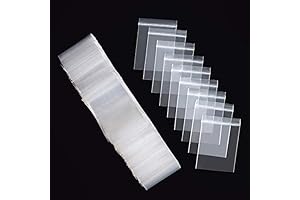 Small Zip Locks for Jewelry: 200 Mini Clear Plastic Storage Bags (2" x 3")