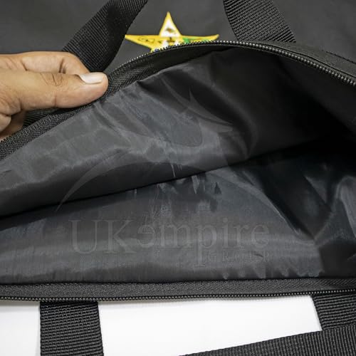 Bolsa Tote Negra Premium con Emblema Bordado miniatura 7