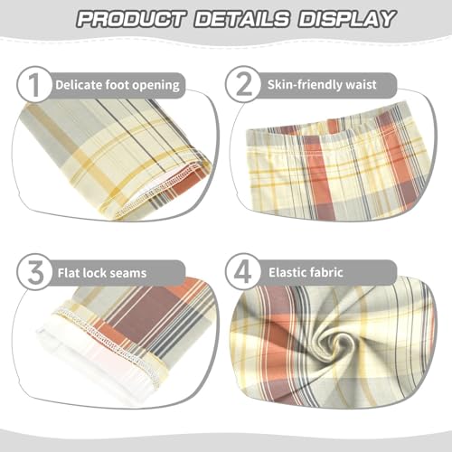 ZZKKO Girls Leggings Striped Pattern Toddler Girls Clothes Leggings for Girls Toddler Girls Leggings 3-4T3