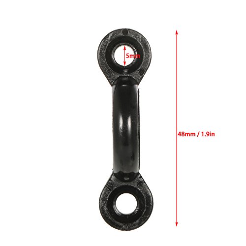 Clipes de caiaque, Andoer 50 peças de nylon caiaque barco ocular almofadas de amarração olhos canoa