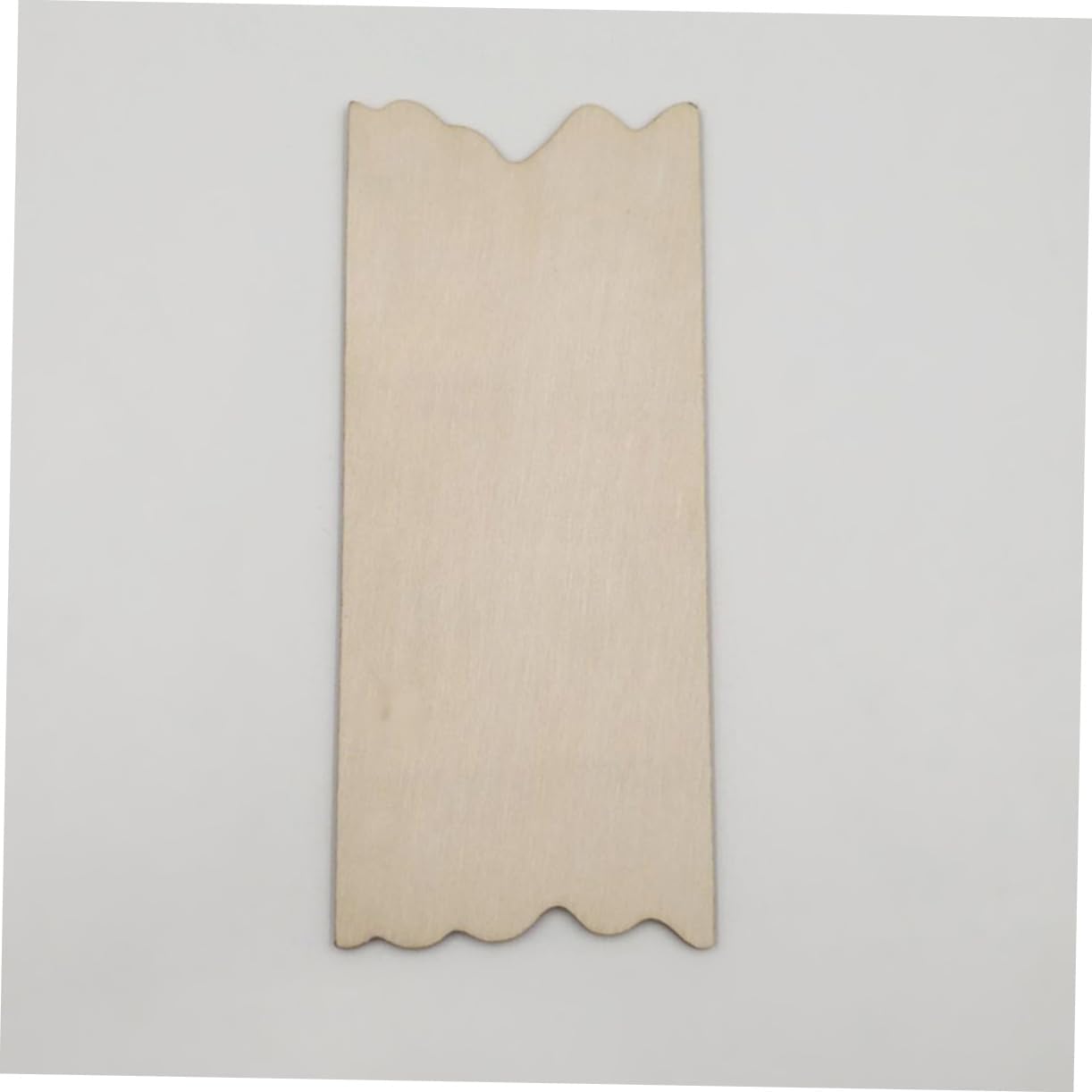 Beige Wooden Hanging Boards 24 Piece for DIY Craft Projects