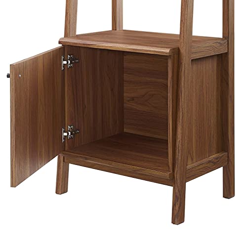 Modway 21" Bookshelf Display Case In Walnut #TOP5