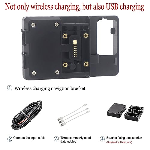 Support de navigation avec chargeur pour Tenere 700 fixation smartphone stable