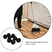 BESPORTBLE 4pcs Broom Connection Buckle - Plastic Dustpan Broom Clip for 1.8-2Cm Diameter Pipes Easy Installation Space-Saving Design Black