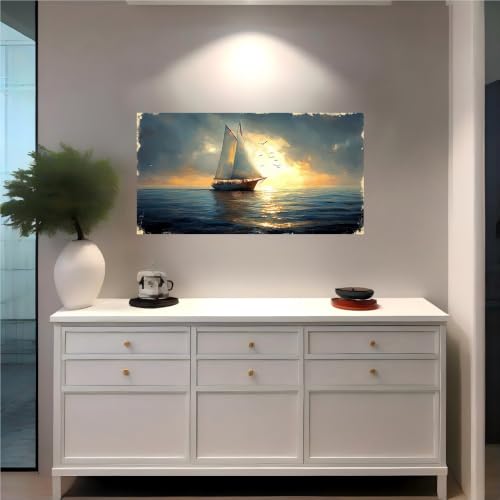 Vinilo pared velero autoadhesivo para transformar el dormitorio en un oasis 3