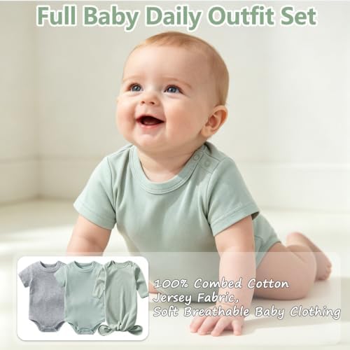 Solivana 30 Pcs Baby Shower Gift Set Newborn Essentials Woven Basket — 사진 6