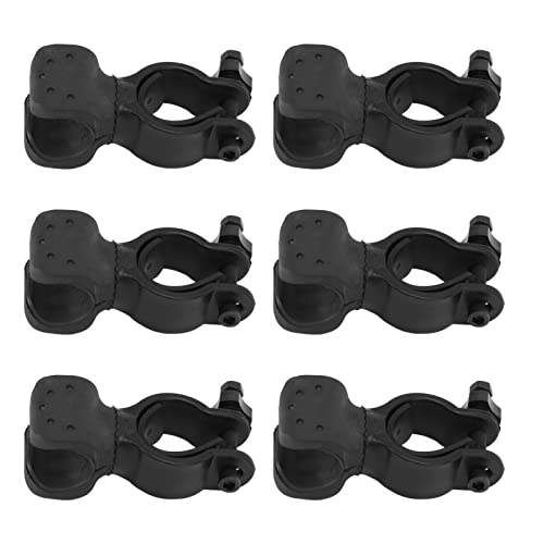 10Pcs Bike Flashlight Holder, 360 Degree Rotating Flashlight Lamp Mount C Clamp Stand Holder