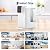 ExploreHorizon High-Efficiency Countertop Reverse Osmosis Water Filtration System—100 GPD, 5-Stage, 4:1 Pure to Drain, Dual Tank, NSF/58, TDS Display, Portable Pitcher, No-Install, 120V, White