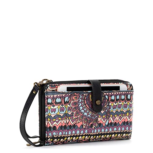 Image of Sakroots Smartphone Crossbody Purse - Women's Cellphone Bag & Wallet For Everyday - Convertible Wristlet With Zipper