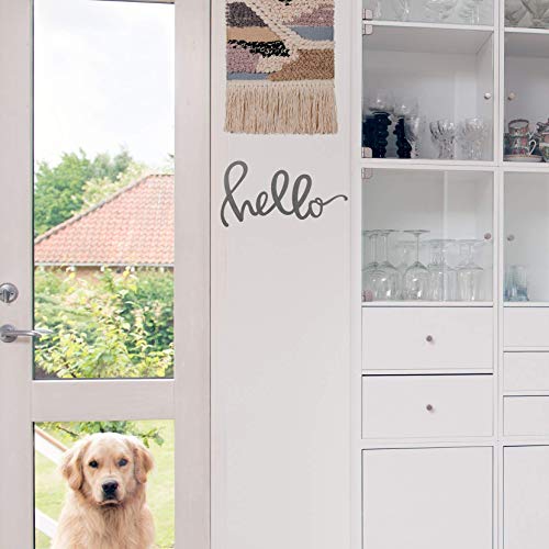 Primitives-by-Kathy-Hand-Lettered-Metal-Word-Wall-Art-11-x-6-Hello Primitives by Kathy Hand Lettered Metal Word Wall Art 11 x 6 Hello