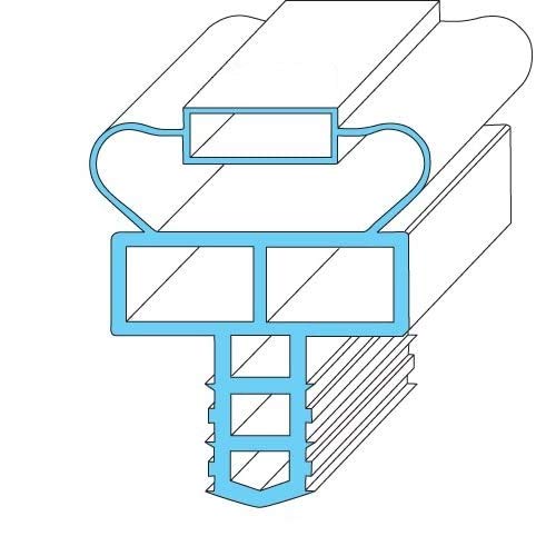 Randell IN-GSK1081 Push-In Magnetic Drawer Gaskets for Freezers/Coolers/Refrigerators 7-1/8 x 16-5/8