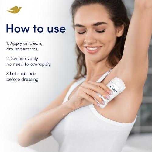 Image of Dove Go Fresh Cucumber & Green Tea Antiperspirant Deodorant Stick | 48-Hour Protection | 1 /4th Moisturising Cream & 100% Natural Caring Oil | 40ml