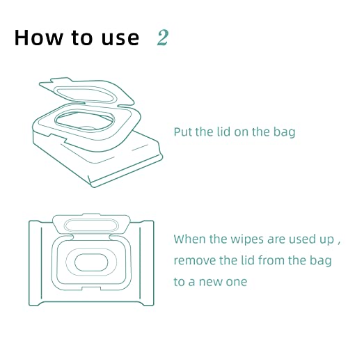 Reusable Lid For Baby Wipes Refill, Can Be Used For More Than 1 Year, 2 Pcs #TOP7