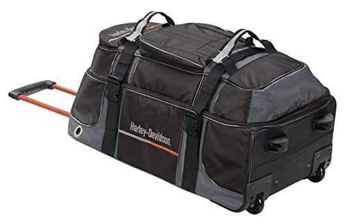 Harley-Davidson 28" On Tour Wheeling Large Duffel Bag - Midnight (28")2
