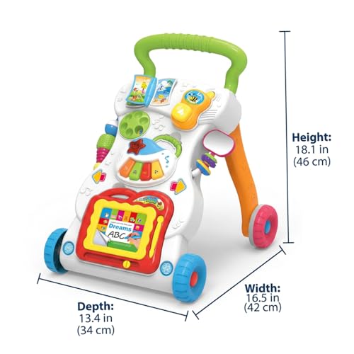 Trotteur avec roues pour accompagner les premiers pas de votre bébé - 3