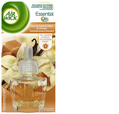 Air Wick Recharge électrique, fleurs de vanille & délice de caramel - Le flacon de 19ml