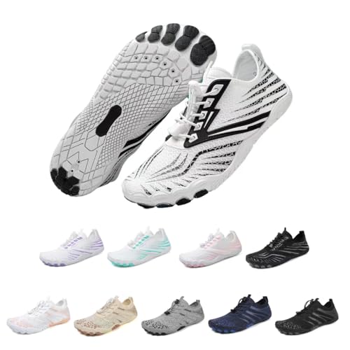 Hike Barefoot Shoes Womens,New Barefoot Footwear, Non-Slip Water Shoes,Breathable & Non-Slip Athletic Footwear,Wide Toe with Hike